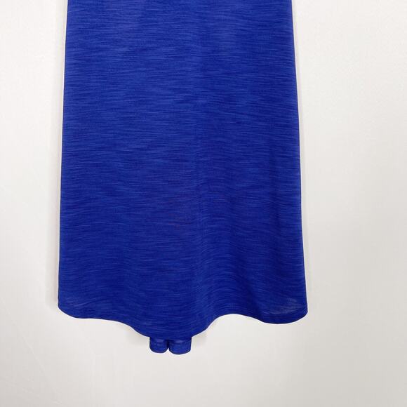 Athleta XSmall XS Incline Tank Top Racerback Power Of She Blue Spacedye Scoop - Picture 4 of 12